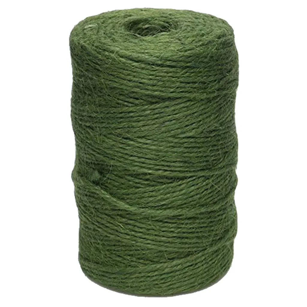 

Green Jute Garden Twine Horticultural Twine String Line 60 Meters Linen Thread
