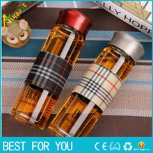 50 шт/lotThe новая высокая Pengkui стеклянная портативная кружка-термос креативные милые чашки клетчатые наборы чашек