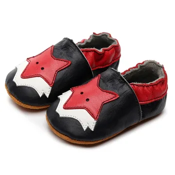 

PU Cartoon Baby Patchwork Anti-Slip First Walker