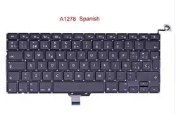 НОВЫЙ Испанский клавиатура для MacBook Pro 13 "A1278 SP клавиатуры 2008 2009 2010 2011 2012