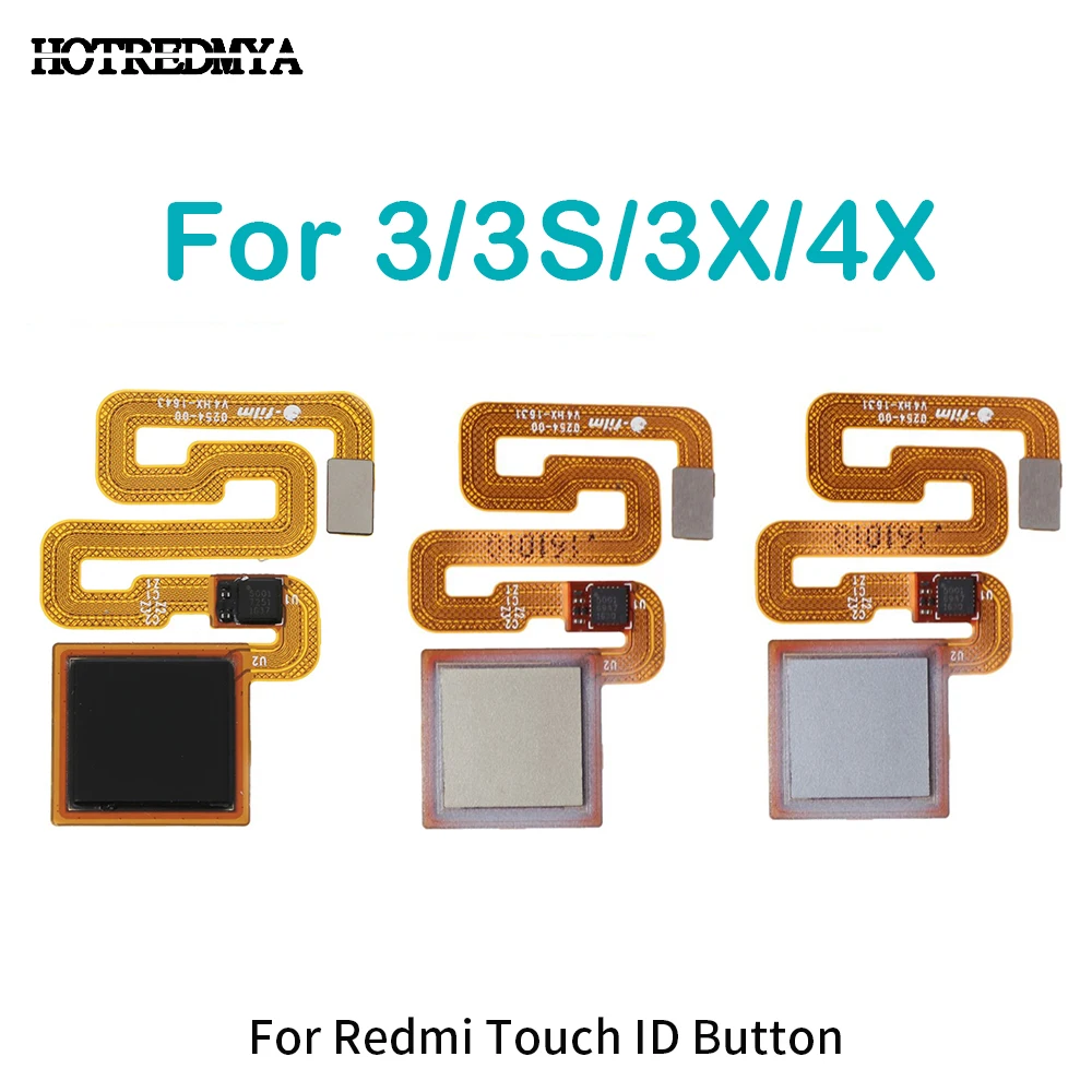 

Fingerprint Scanner For Xiaomi Redmi 3 3S 3X 4X Pro Home Button Touch Sensor ID Return Key Flex Cable Ribbon Replacement Parts