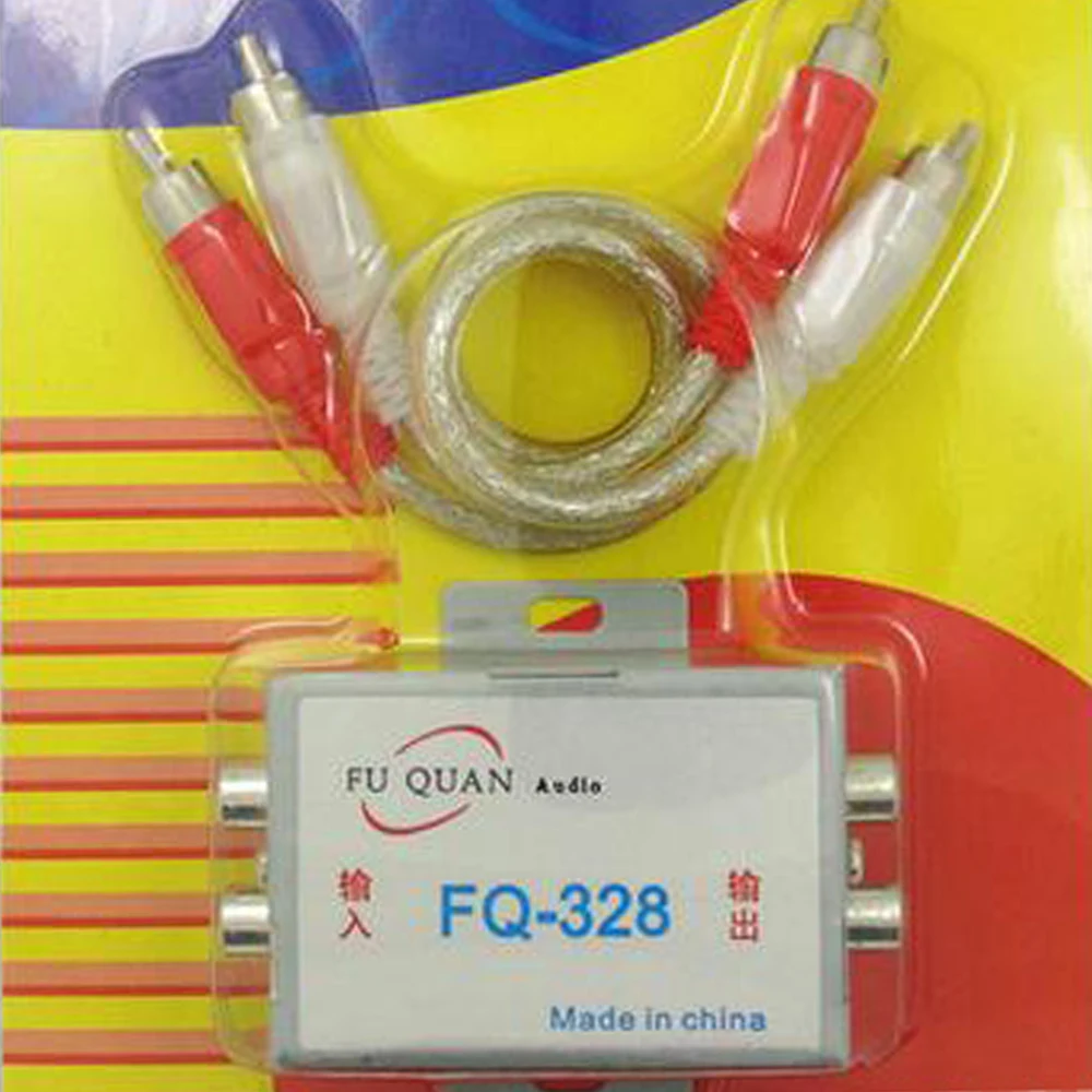 

High Quality LOOP ISOLATOR Noise Filter RCA Plug Car Audio Amplifier Amp DC 12V Vehicle Aluminum Shell For DVD Stereos