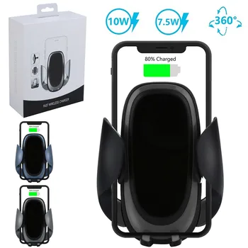 10W Car Mount Qi Wireless Charger For iPhone XS Max X XR 8 Fast Wireless Charging Car Phone Holder For Samsung Note 9 S9 S8 10W Car Mount Qi Wireless Charger For iPhone XS Max X XR 8 Fast Wireless Charging Car Phone Holder For Samsung Note 9 S9 S8
