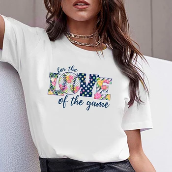 

Women Tshirts Print Clothes Tshirt Summer Casual Female Love Game Baseball Fashion T-shirt Woman Tee Ladies Short Sleeve T Top