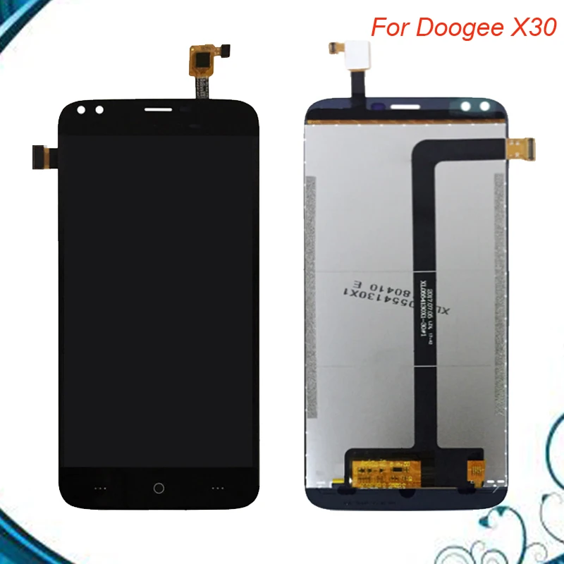 100% العمل جيدا ل Doogee X30 شاشة الكريستال السائل + شاشة تعمل باللمس الجمعية إصلاح جزء 5.5 بوصة الهاتف اكسسوارات الهاتف المحمول جزء