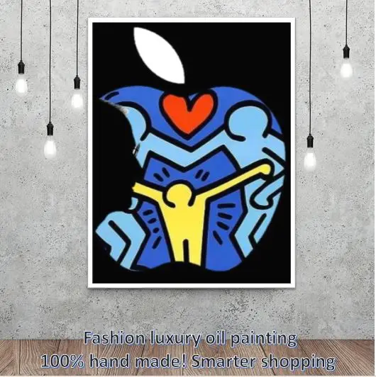 

hand painted alec monopoly oil painting on canvas special pop art good for wedding bedroom decoration