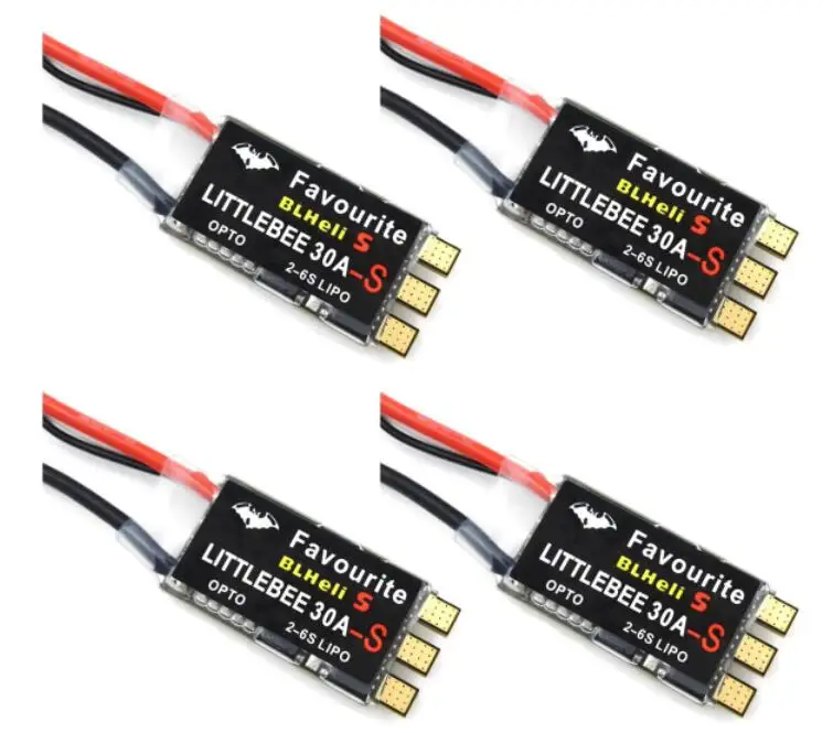 

Favourite FVT LittleBee 30A BLHeli S ESC 2-6S BLHeli_S ESC Electrical speed controller spare parts for FPV kvadrokopter