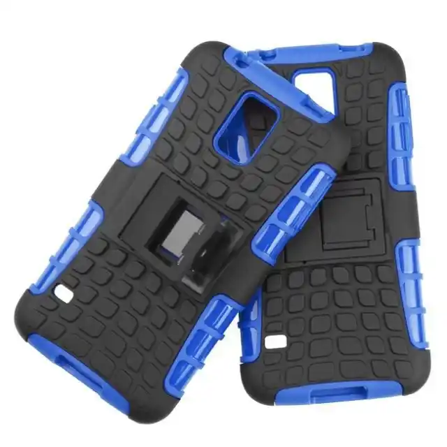 Броня Heavy Duty Жесткий Футляр Для Samsung Galaxy S5 i9600 Крышки i9605 Силиконовый Защитный Кожи