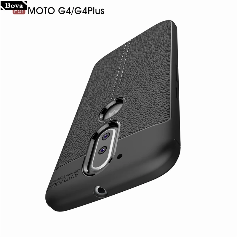Мягкий ТПУ чехол для Motorola G4 TPU силиконовый Защитный телефона Moto Plus/G4 Кожаный Стиль