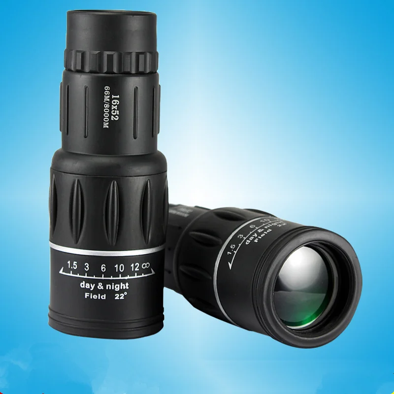 16X52 монокуляры телескоп мобильный телефон камера клип высокой четкости HD низкий светильник ночного видения детский вид очки Открытый