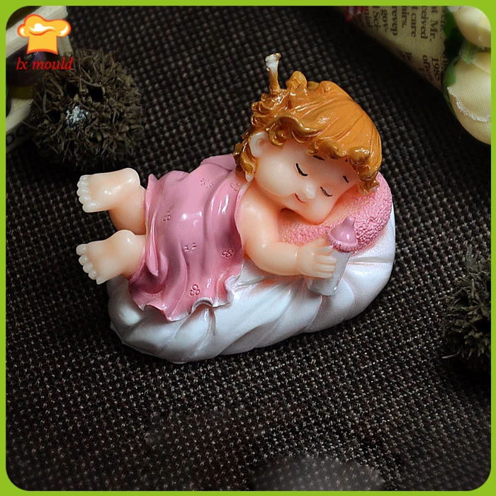 

LXYY 2016 Sleeping Nubao M Po birthday party candle mold cake decoration candle mold
