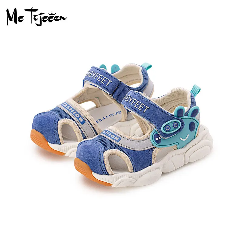 

Baby Kids Unisex Peppa Suede Mesh Closed Toe Sandal Size 22-26 MG517