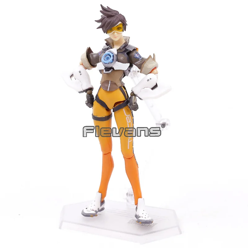 Горячая игра Figma 352 персонаж Tracer ПВХ экшн-фигурка шарнирная подвижная игрушка Коллекционная Фигурка модель куклы