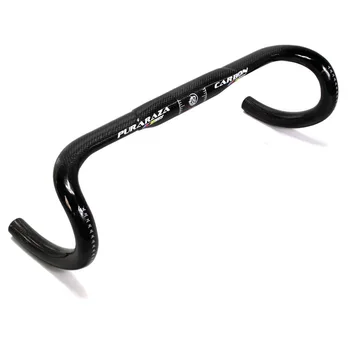 

EC90 Lightweight Carbon Fiber Road Bike Handlebar 3K Racing Handle Bike Bend to 31.8 Bicycle Parts Drop Bars