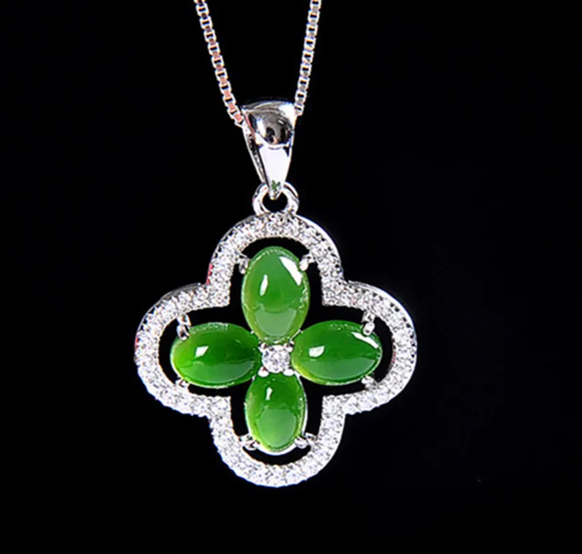 

Fashion fine jewelry, women's natural and tian stone pendant, 925 sterling silver pendant/7