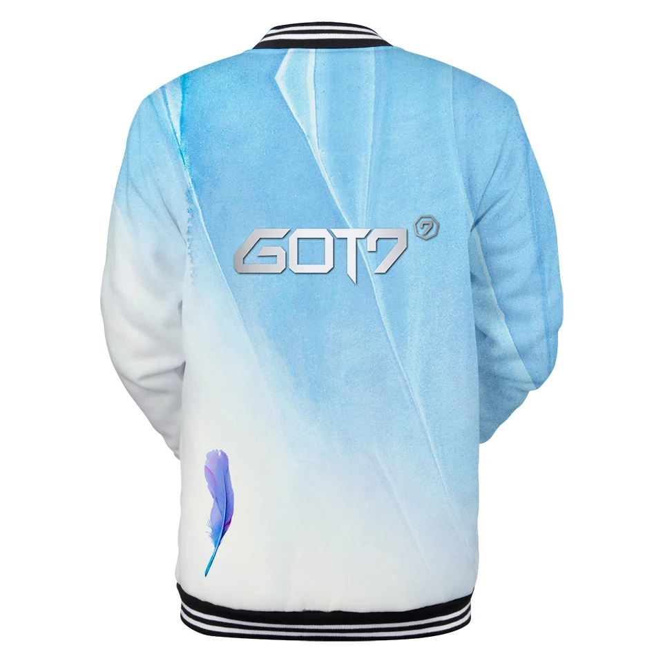 Новая мода 3D Kpop куртка с капюшоном пальто толстовки Got7 представляем вам альбом