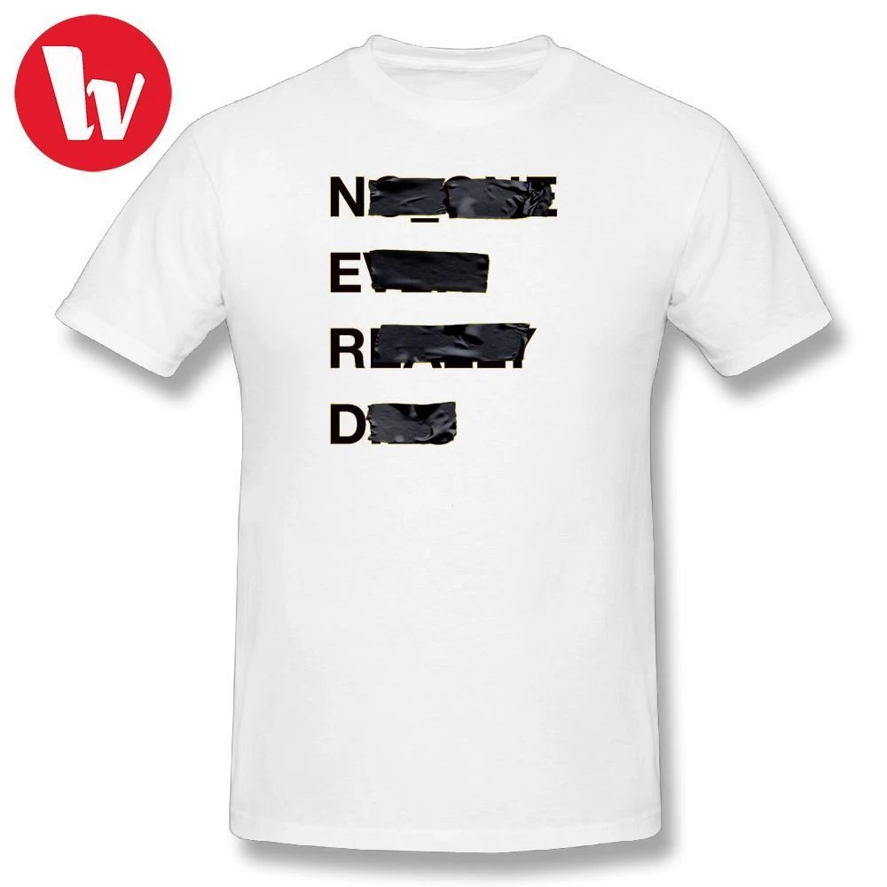 Pharrell Williams T N E R D Camiseta de limón para hombre, Camiseta de algodón con estampado de letras, divertidas estampadas de talla grande 4XL 5XL|Camisetas| - AliExpress