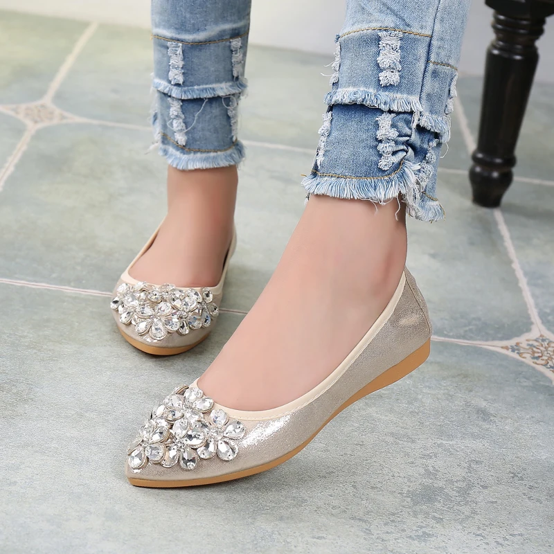 Black Douce Doux Casual gold Femmes 2 Grande sliver Style Pour 1 Chaussures 2 gold 43 Semelle black Ballerines Taille sliver Mode Plat 44 Automne 2019 Pu 2 Femme 1 1 qOZTwEIB