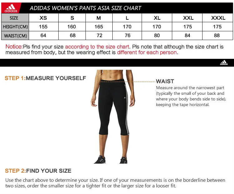 Новое поступление Adidas W E 3S плотно Для женщин брюки спортивная одежда