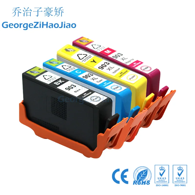 4 шт. 903XL совместимый для HP 903 HP903 HP903xl чернильный картридж OfficeJet 6950 6960 6970 6975