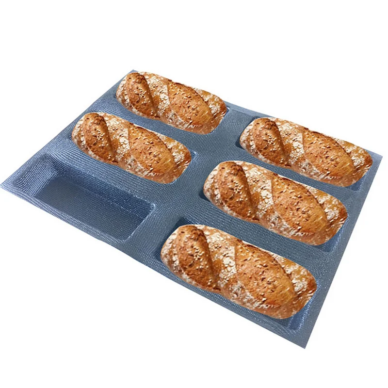 Goldbaking Перфорированные Силиконовые квадратные формы для хлеба антипригарный