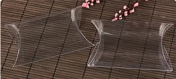 

Transparent waterproof PVC wedding engagement party favor candy box, bomboniere chocolate bag, souvenir gift packaging ,50pcs
