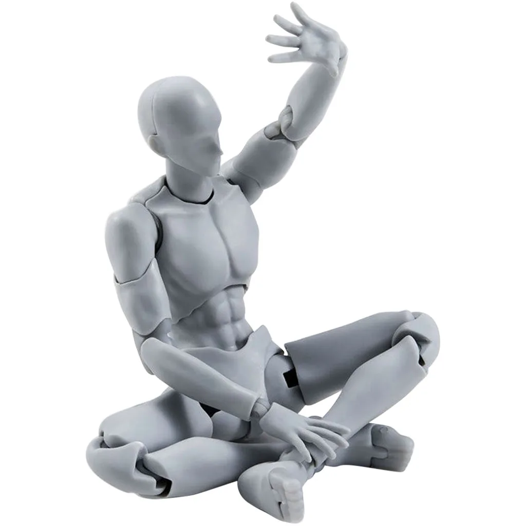 

design silikon form polymer clay molds Drawing Figures For Artists Action Figure Model Human Mannequin Man Woman Kits