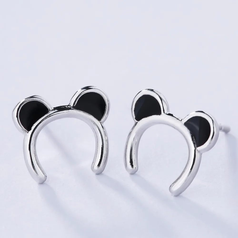 QIAMNI-925-Sterling-Silver-Black-Crystal-Lovely-Cat-Ear-Stud-Earrings-for-Women-Girl-Pendientes-Accessories (2)