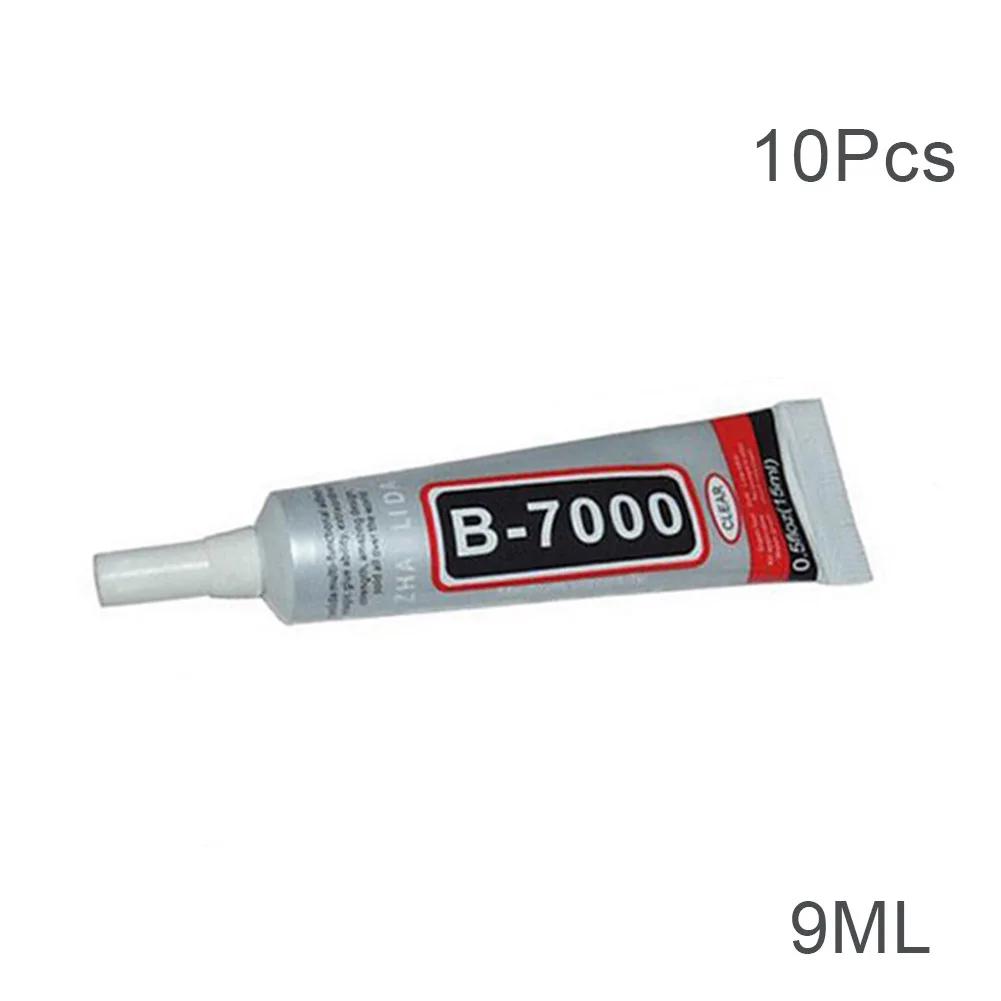 1/4/10 шт. B-7000 клей для промышленногй для Универсальный амортизирующий бампер для телефона с ювелирные изделия QP2 - Цвет: 9ML 10pcs