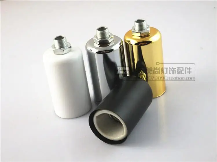 1 шт. высокое качество E14 патрон лампы керамика и фарфор держатель лампы diy люстра