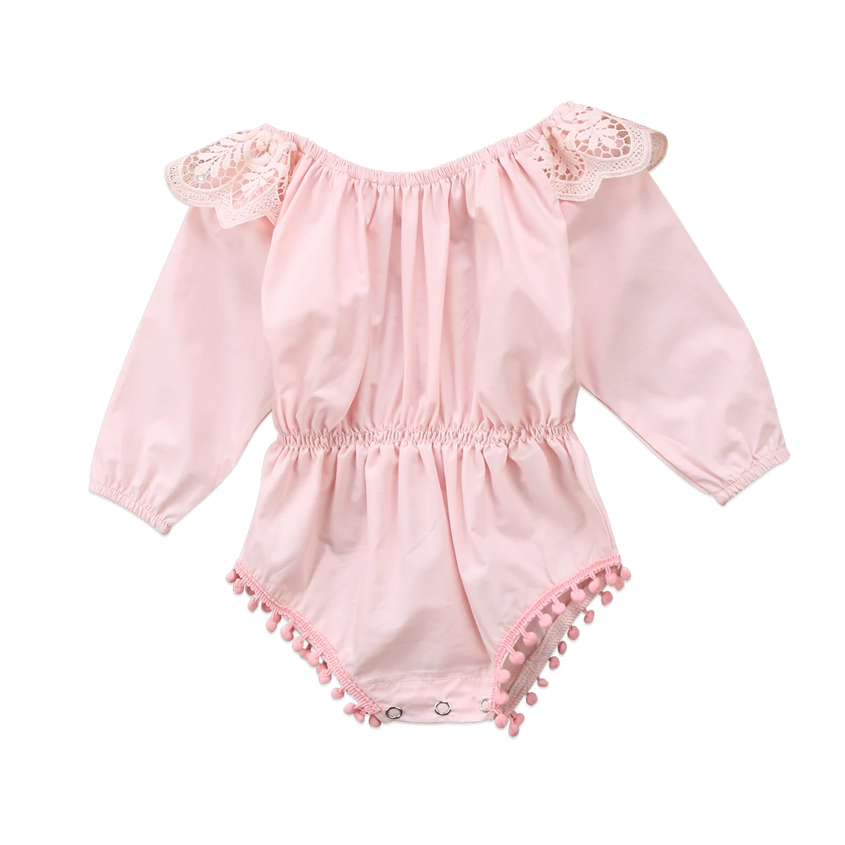 Pink Romper Newborn Toddler Kids Baby Girl Clothes Jumpsuit Romper