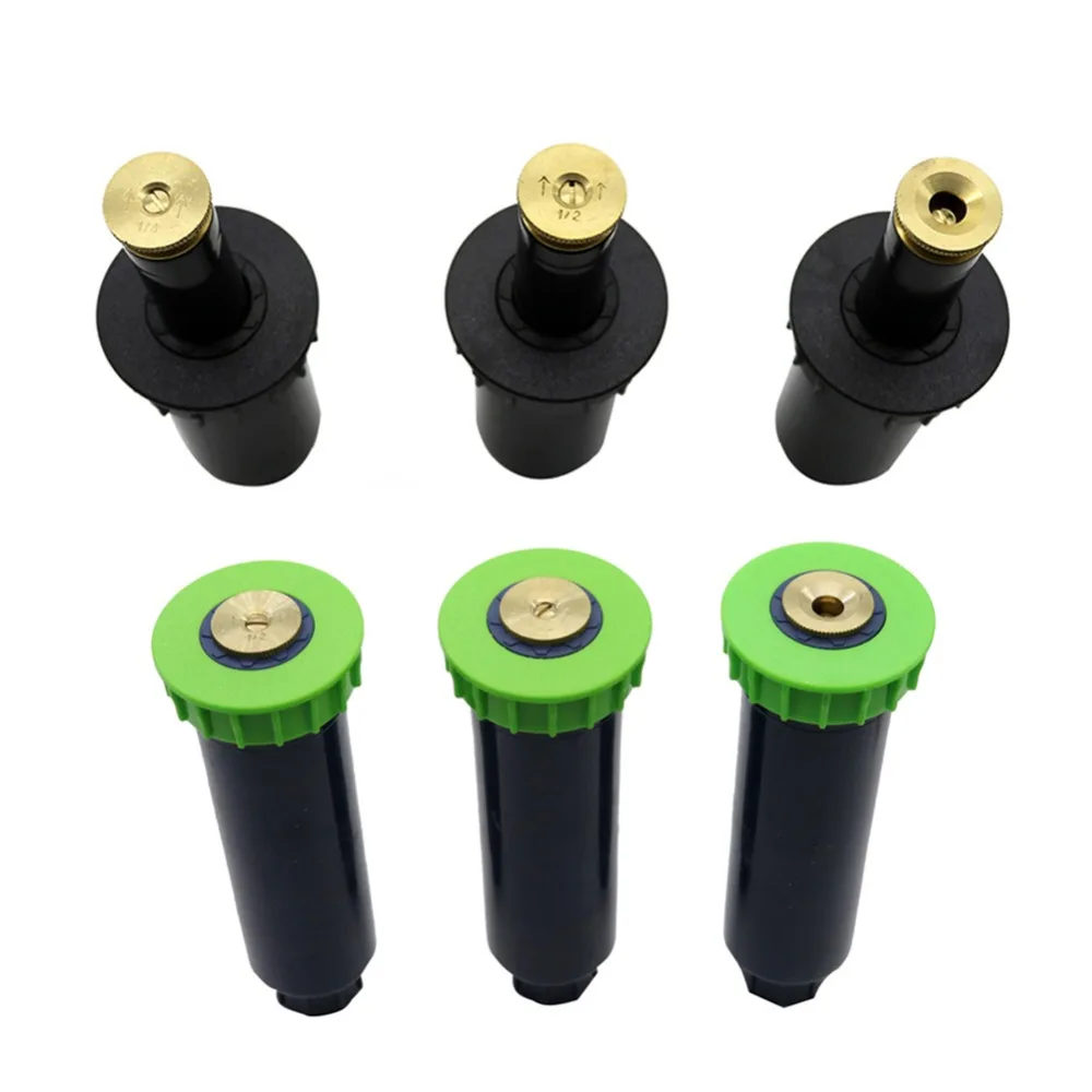 1/2 Inch Internal Thread 90 180 360 Degree Landscaping Popup Sprinklers Garden Water Irrigation Gear Drive Spray Nozzles 1 Pcs