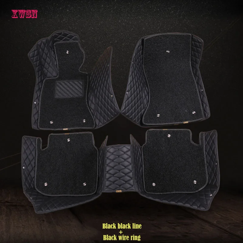 

XWSN custom car floor mats for Cadillac escalade SRX CTS Escalade ATS CT6 XT5 CT6 ATSL XTS SLS floor mats for cars