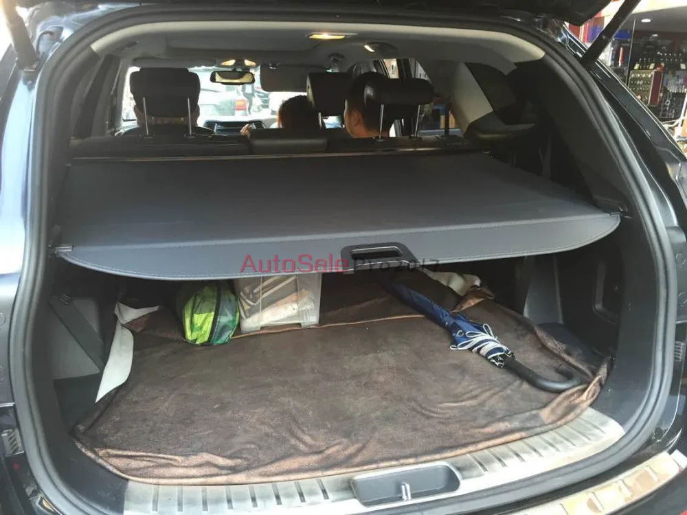 

Aluminium alloy + Fabric Rear Trunk Security Shield Cargo Cover For Hyundai Grand SantaFe 2013.2014.2015.2016