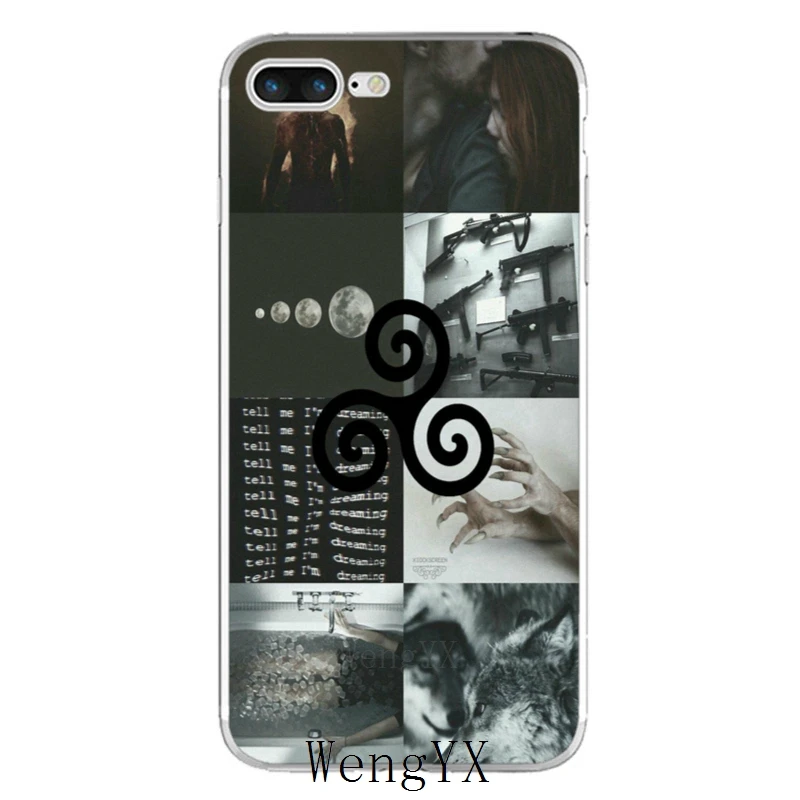 Teen Wolf телефон Scott McCall Triskele логотип силиконовый мягкий чехол для телефона из ТПУ