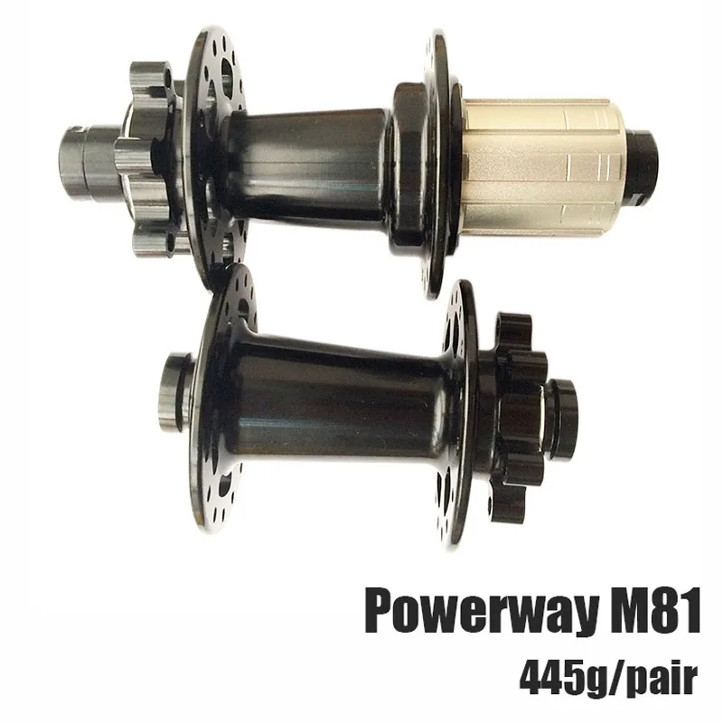 MTB Bicycle Bike Powerway M81 MTB AM trail enduro Disc Hub DH Aluminum 32H Hub Shim. 10/11s or Sra. XX1 Cyclocross Accessories