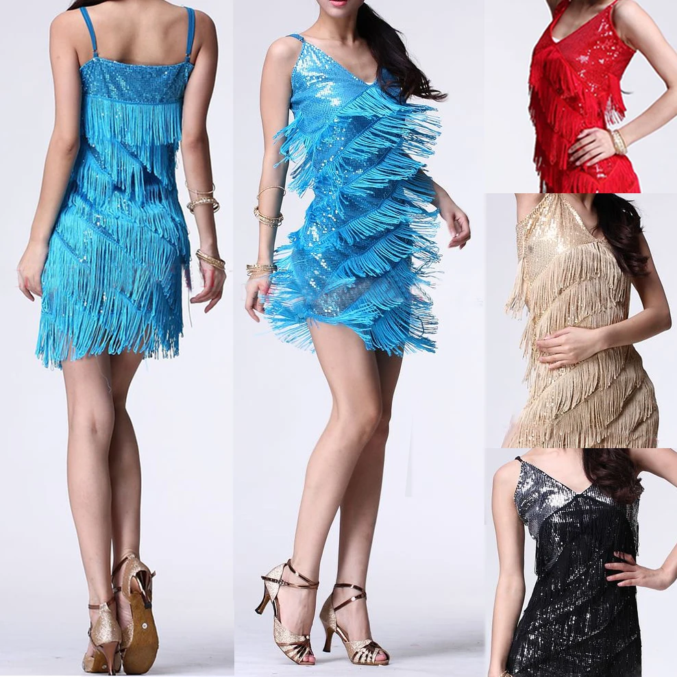 2015 New Fashion Sexty Lady Cocktail Club Wear Latin Dance Ballroom