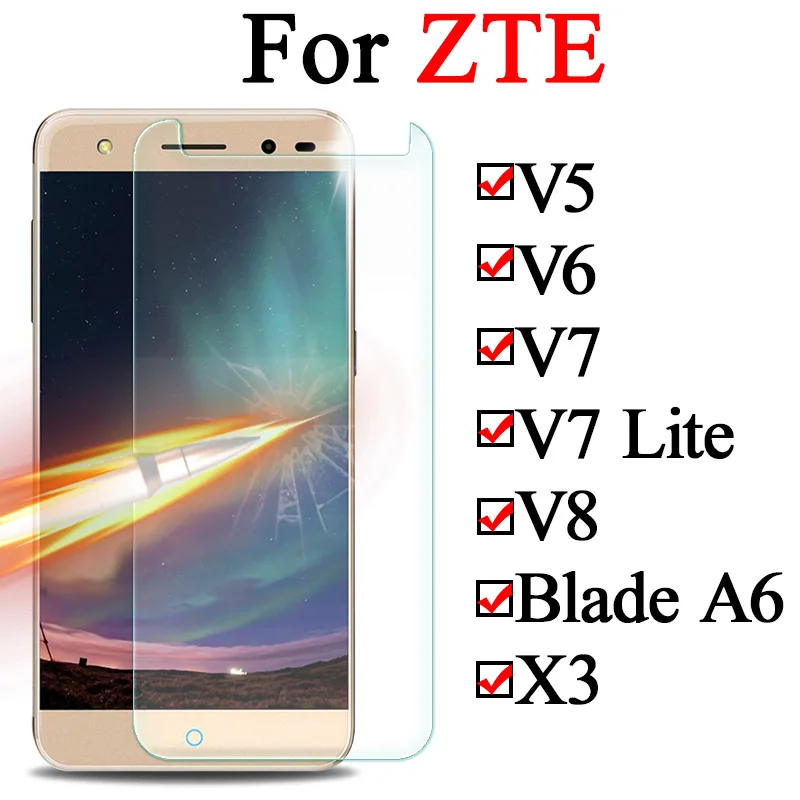 Защитное стекло для zte blade v7 lite v8 a6 x3 закаленное стекло на v 7 lite 8 5 a 6x3 Защитная пленка для экрана v5 v6