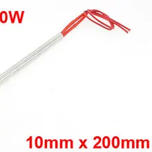 220 В 350 Вт 10 мм x 200 мм 0,3" x 7,87" плесень высечки нагревательный элемент картриджный трубка нагревателя