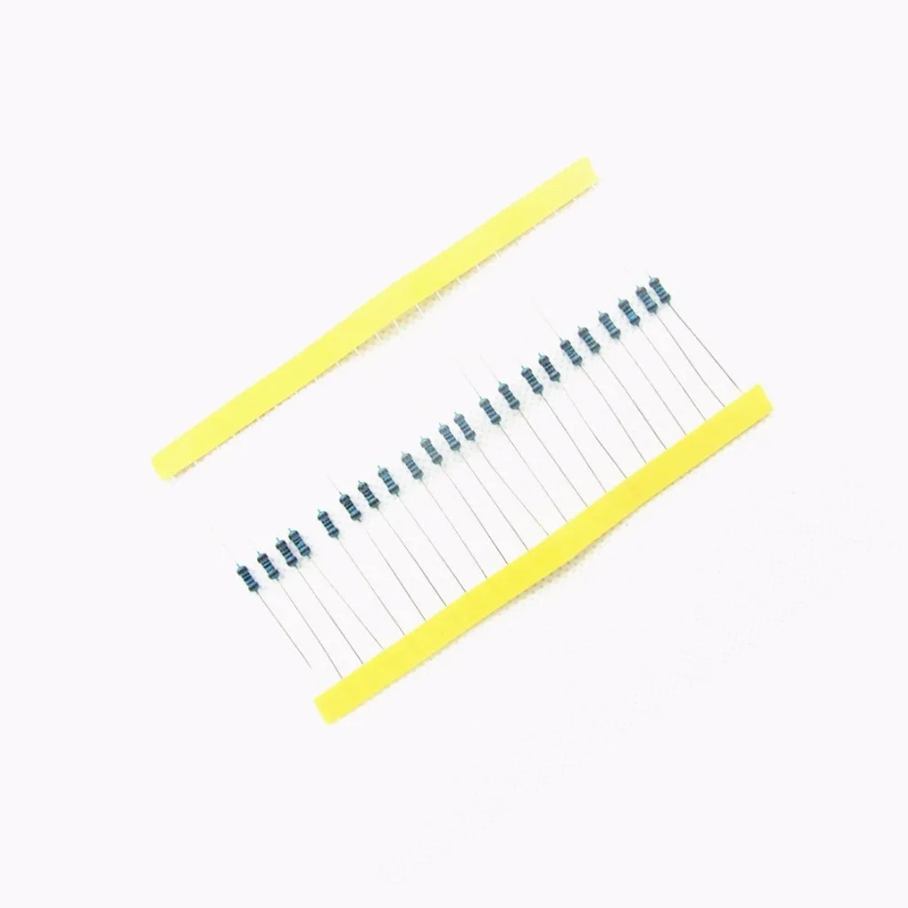 

100pcs 1/4W Metal Film Resistor 100 ohm 100R +/- 1% RoHS Lead