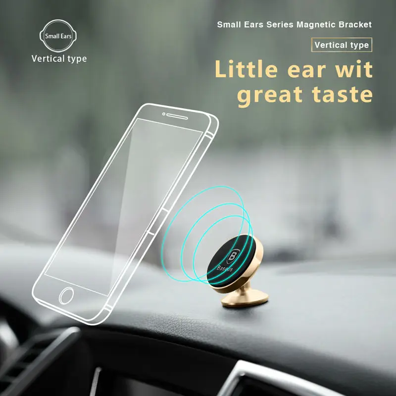  Baseus 360 Degree Universal Car Holder Magnetic Mobile Phone Holder Soporte Movil Car Phone Stand F
