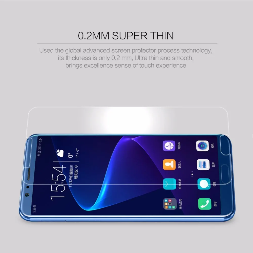 2.5D cover glass for huawei honor v10 film 0.2MM Nillkin H+PRO screen protector for huawei honor view 10 V10 tempered glass