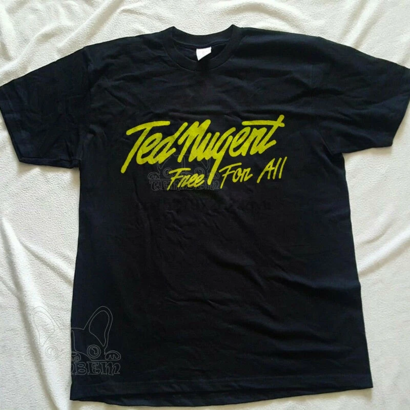 Vtg 1976 TED NUGENT концертный тур рок металлическая футболка 1970 s Перепечатка s-xxl |