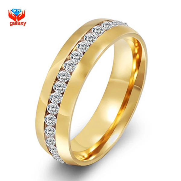 Promotion New Fashion 24k Gold Filled Cz Diamant Zircon Engagement New Fashion 24k Gold Filled Cz Diamant Zircon Engagement Wedding Rings For Men And Women Ring Size Us 5 13 Yh046 In Bands From Jewelry Accessories