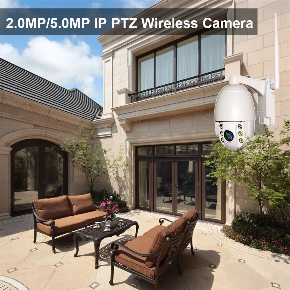 WestMile H.265 мини 2 5 дюймов PTZ скоростной купол wifi ip-камера 2.0MP 5.0MP наружная