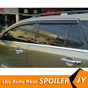 

For Ford Explorer Plastic Window Visor Vent Shades Sun Rain Deflector Guard For Explorer Auto Accessories 4PCS/SET 2016-2018