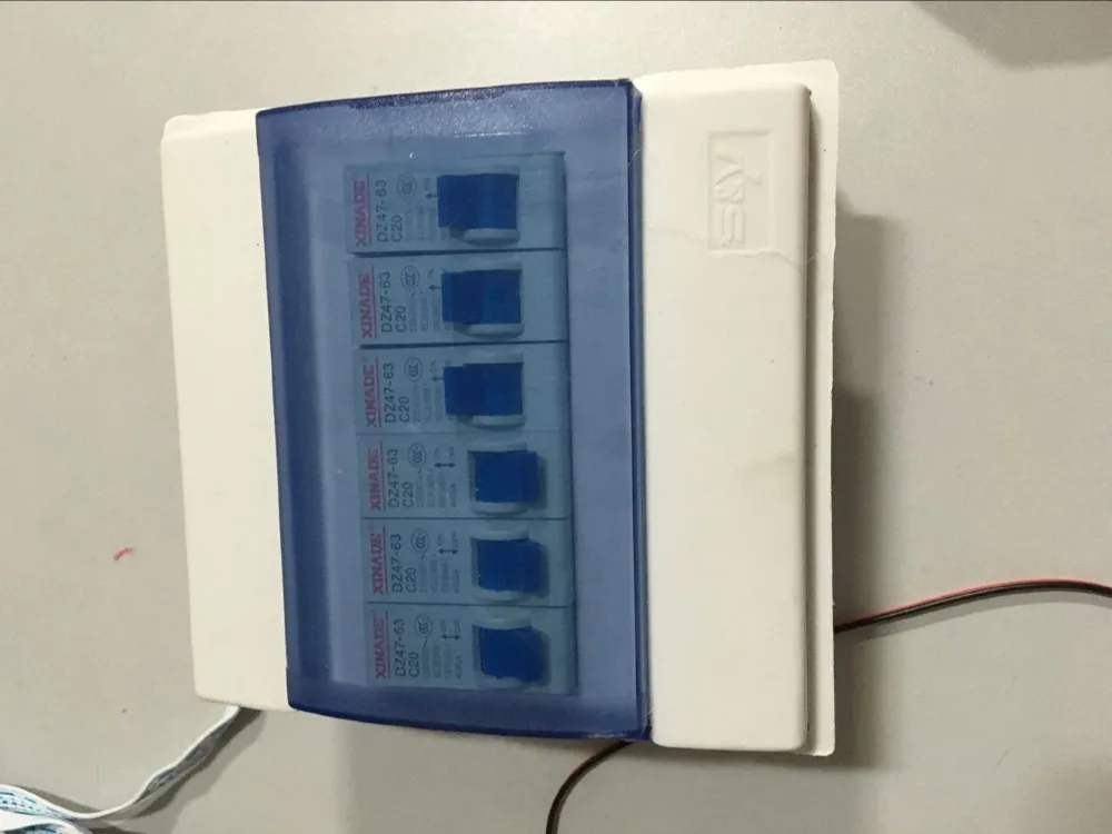 В режиме реального времени escape room prop Circuit breaker Отрегулируйте 6 переключателей в