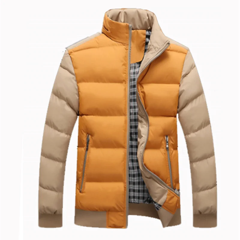 2019 new Winter Jacket Men Brand Clothing Fashion Casual Slim Warm Man Coats Parkas With Hooded Long Overcoats Male Clothes Tops