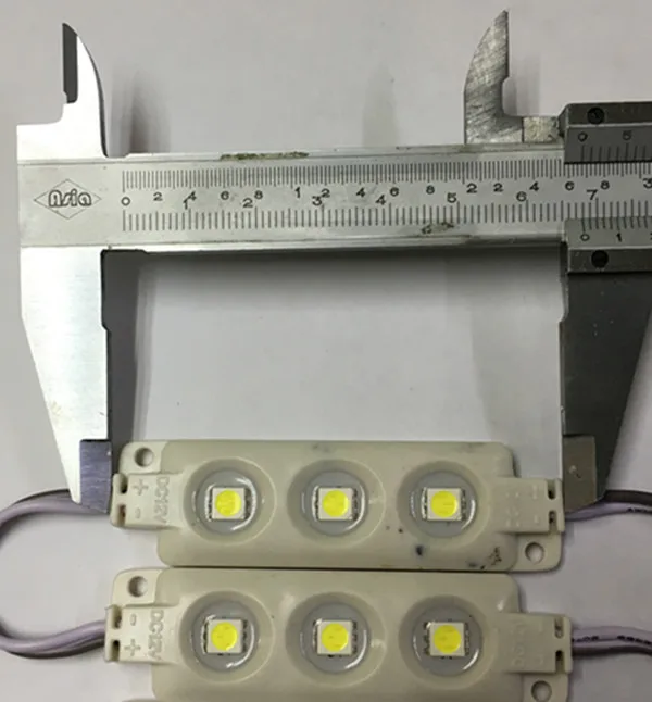 Водонепроницаемые светодиодные модули IP65 20 шт./лот 5050 68*19 DC 12 в SMD 3 светодиода