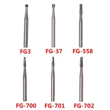 10 шт./упак. стоматологический Вольфрам Сталь твердосплавные боры трещины сверло для высокое Скорость наконечник 1,6 мм хирургические инструменты лаборатории Длина 19 мм